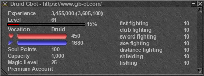 Signature for player Druid Gbot