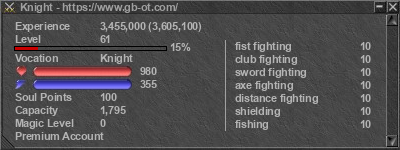 Signature for player Knight